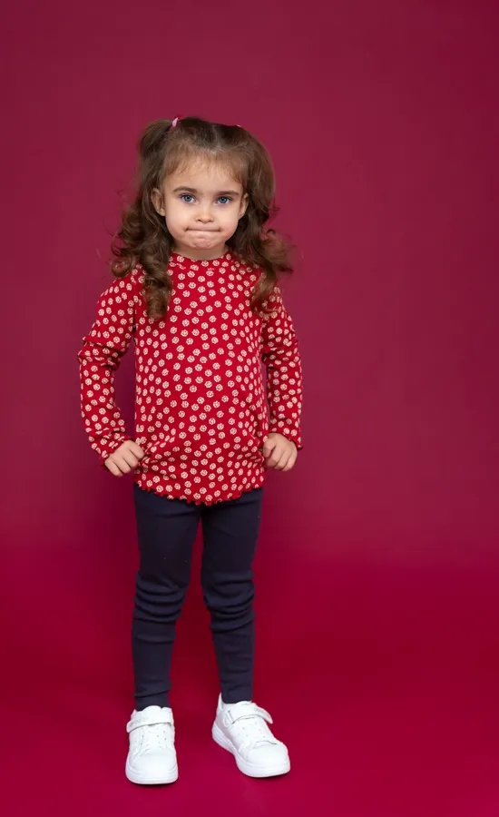 Футболка длинный рукав для девочки